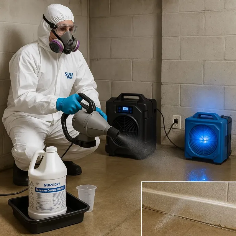 Sanitization and Odor Removal process in Knottsville, KY
