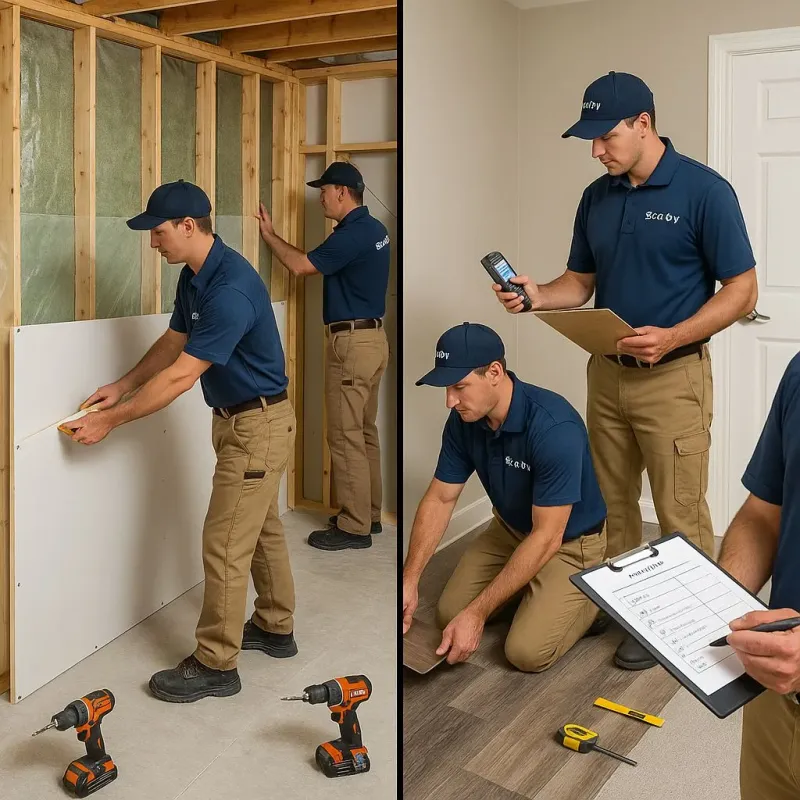 Repairs and Reconstruction process in Knottsville, KY